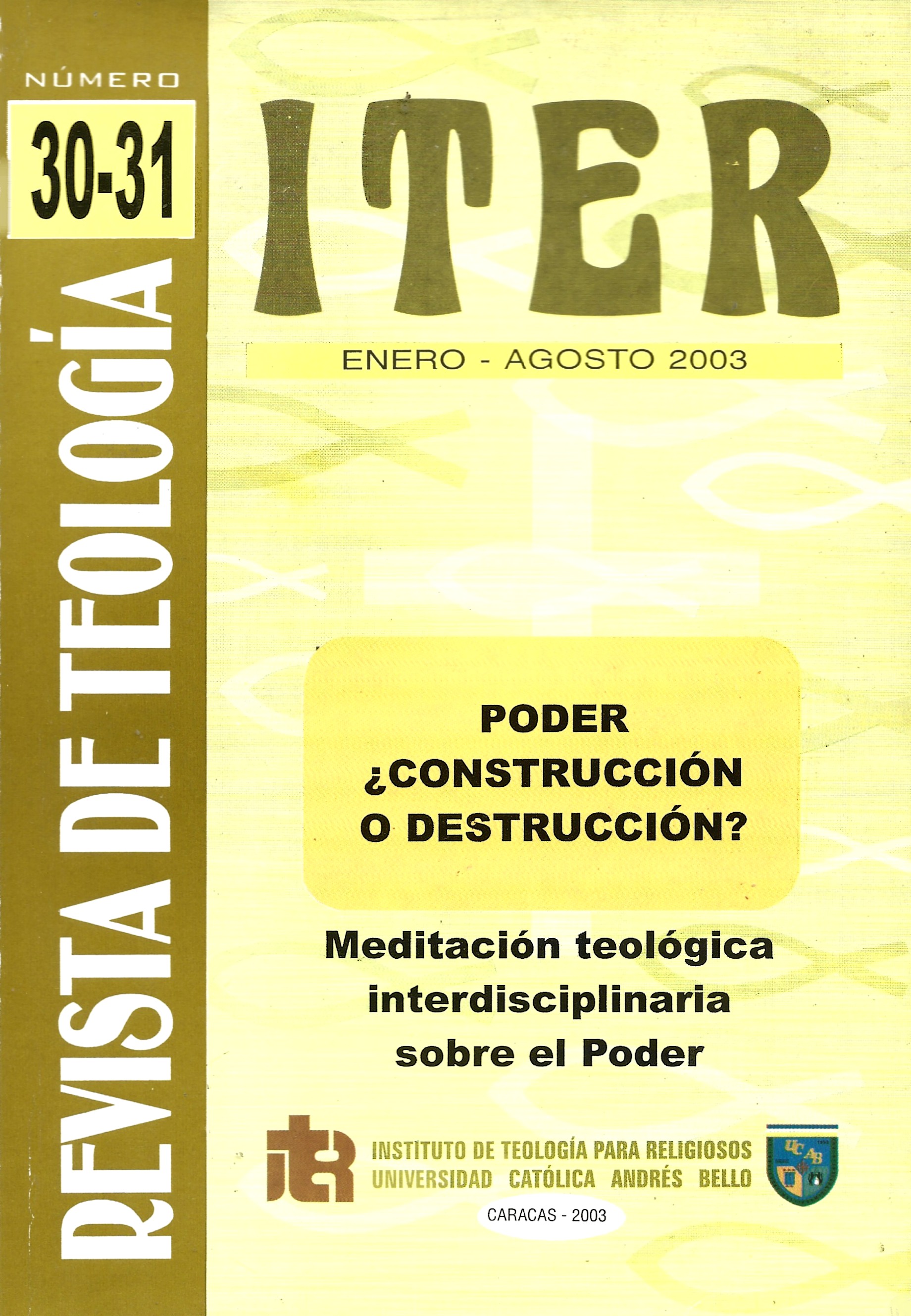Revista de Teología N° 30-31