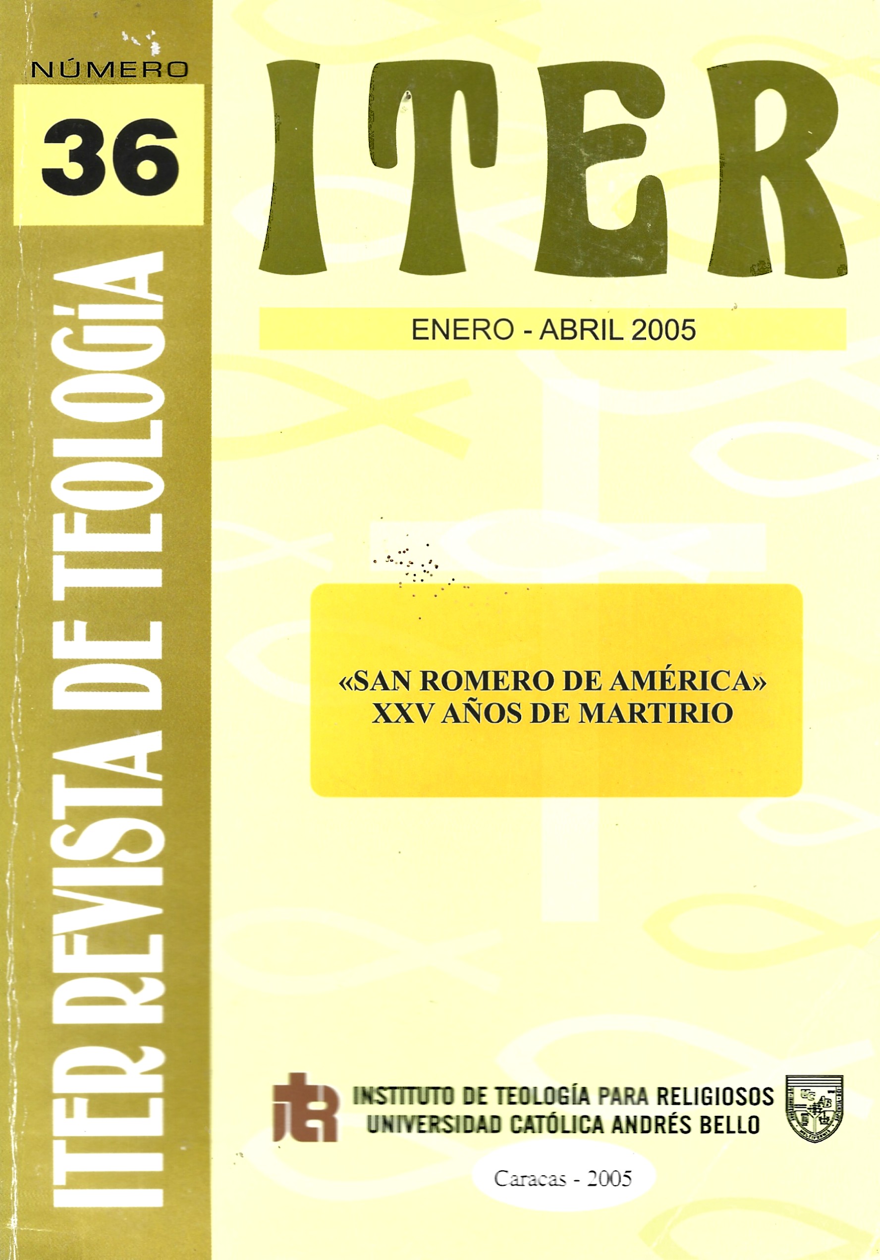 Revista de Teología N° 36